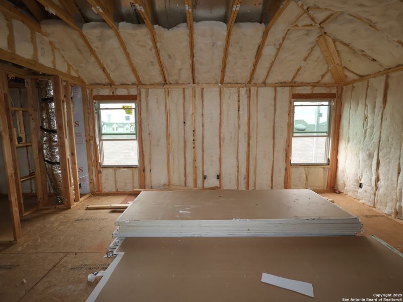 In-progress construction of a new home in Park Place, New Braunfels, TX (Image 37). In-progress construction of a new home in Park Place, New Braunfels, TX (Image 37).