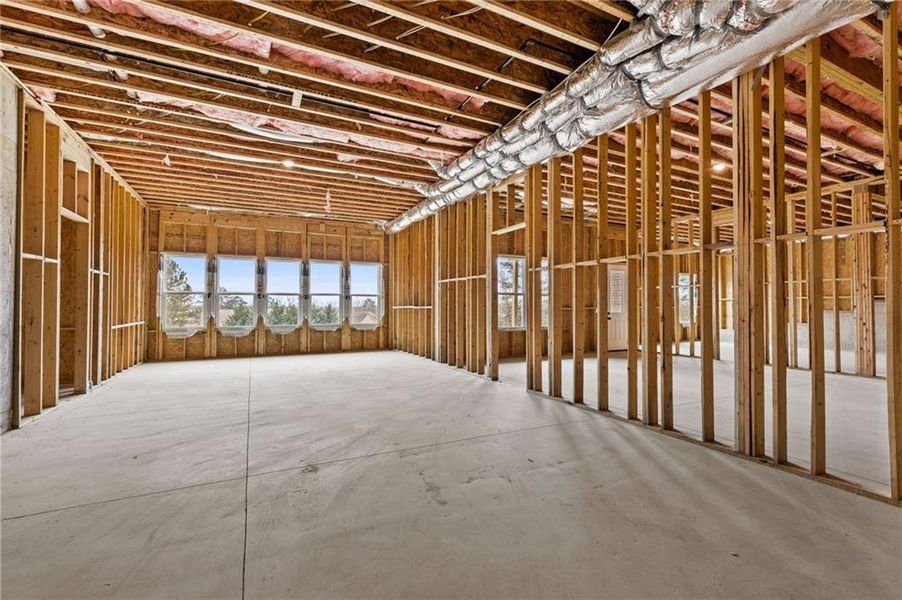 In-progress construction of a new home in , Buford, GA (Image 55).