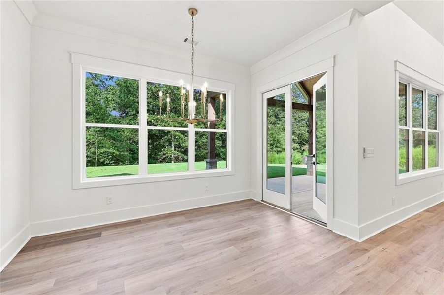 Spacious, unfurnished interior of a new home in , Ellijay (Image 35).