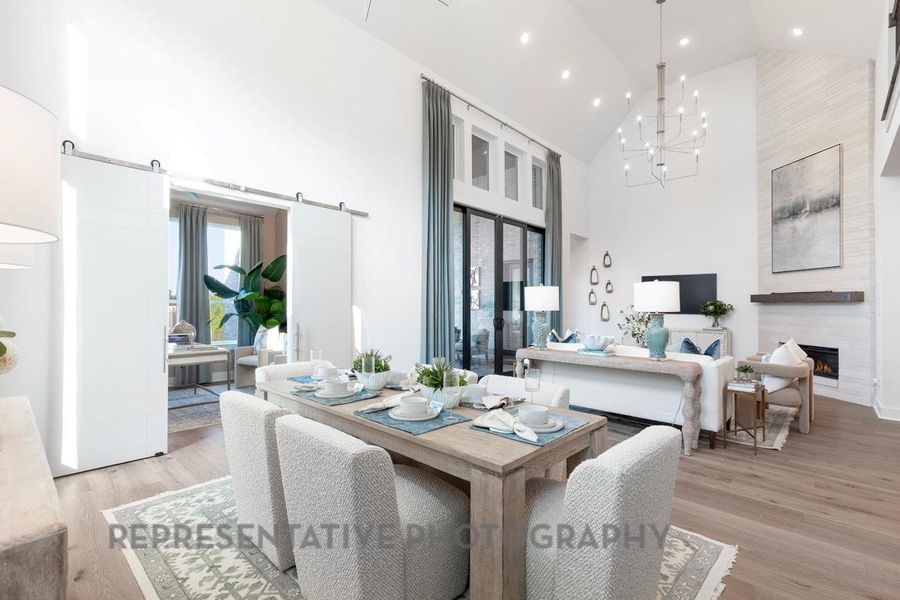 Furnished interior view inside a new home in Jordan Ranch, Fulshear (Image 16).