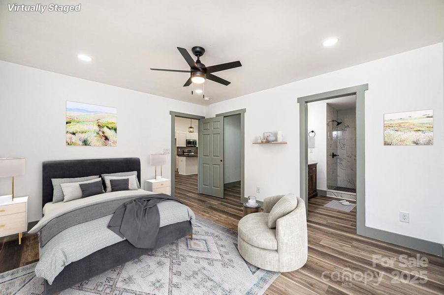 Furnished interior view inside a new home in , Valdese (Image 4).