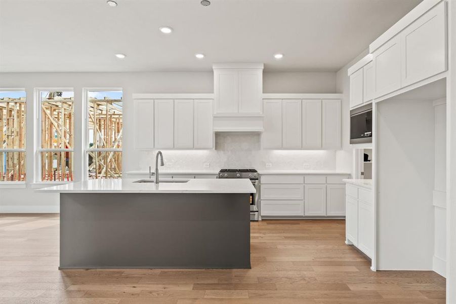 Furnished interior view inside a new home in The Heights at Uptown Celina, Celina (Image 6). Furnished interior view inside a new home in The Heights at Uptown Celina, Celina (Image 6).