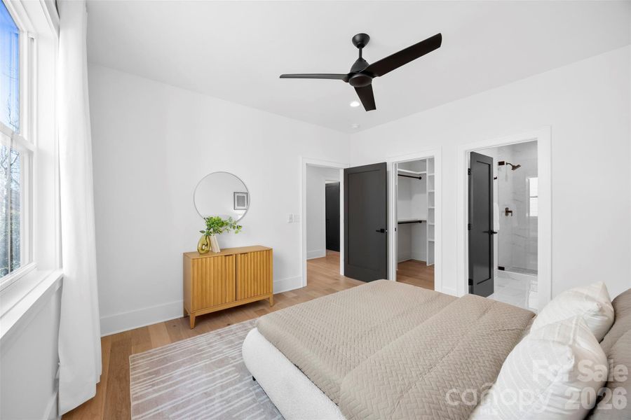 Furnished interior view inside a new home in , Charlotte (Image 40).