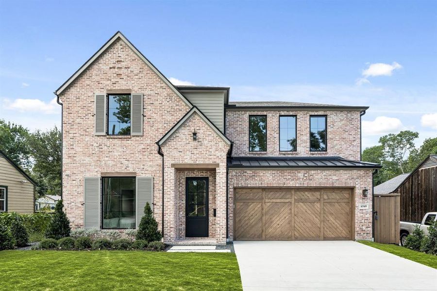 Front exterior of a new home in , Dallas, TX, highlighting curb appeal (Image 24). Front exterior of a new home in , Dallas, TX, highlighting curb appeal (Image 24).