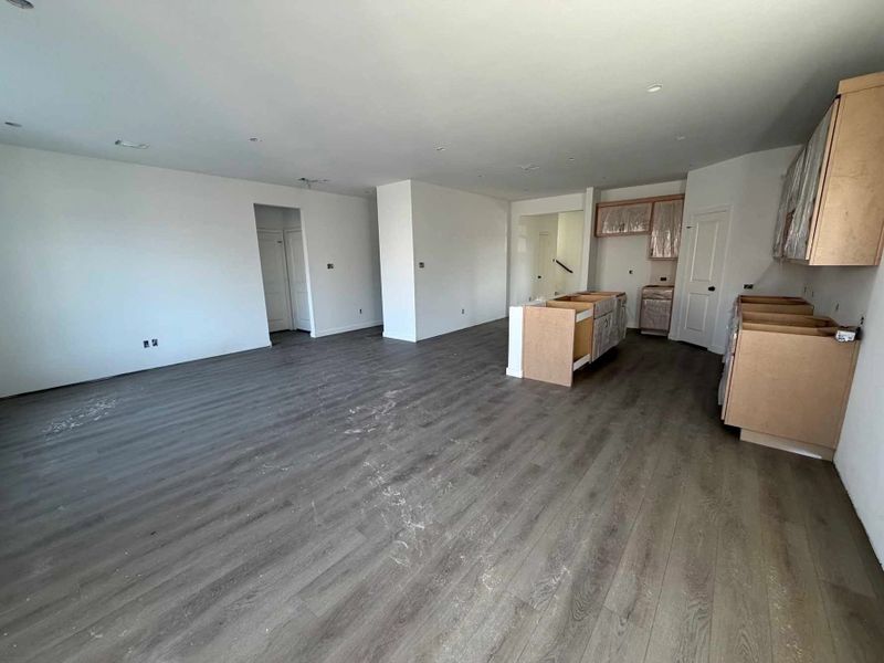 Open Kitchen-Living-Dining Room Construction Progress Open Kitchen-Living-Dining Room Construction Progress