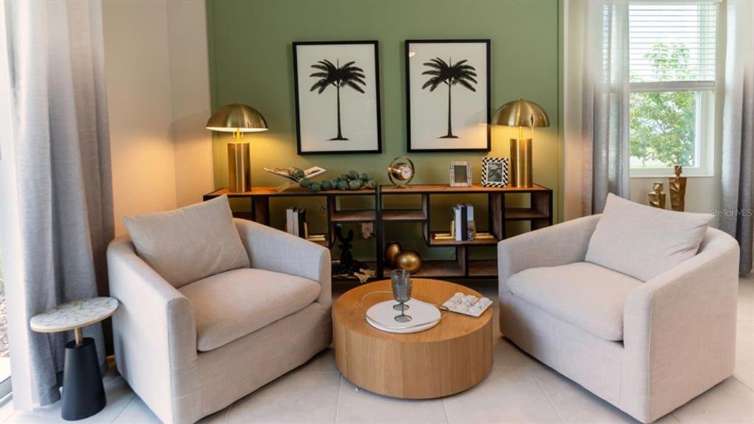 Furnished interior view inside a new home in , Clermont (Image 14). Furnished interior view inside a new home in , Clermont (Image 14).