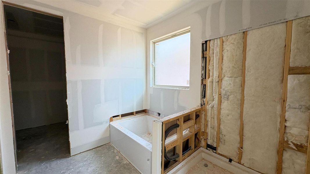 Actual progress of your home.