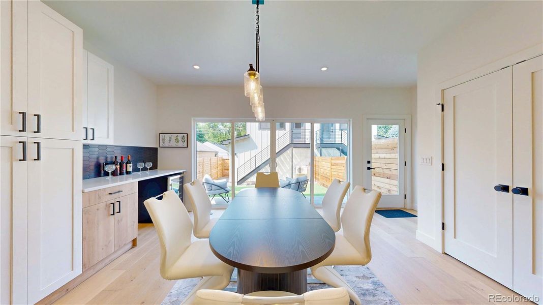 Furnished interior view inside a new home in , Denver (Image 35).