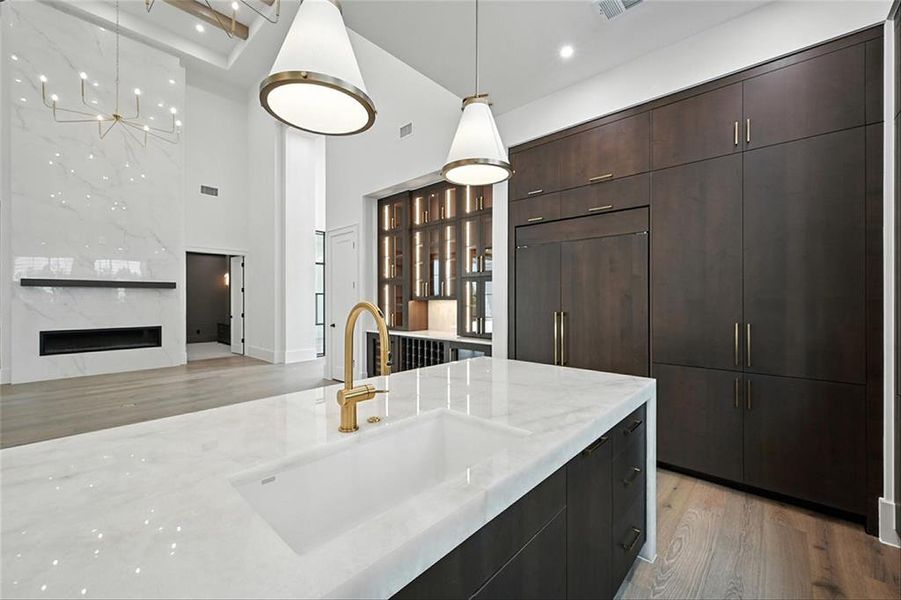 Furnished interior view inside a new home in Fields, Frisco (Image 10).