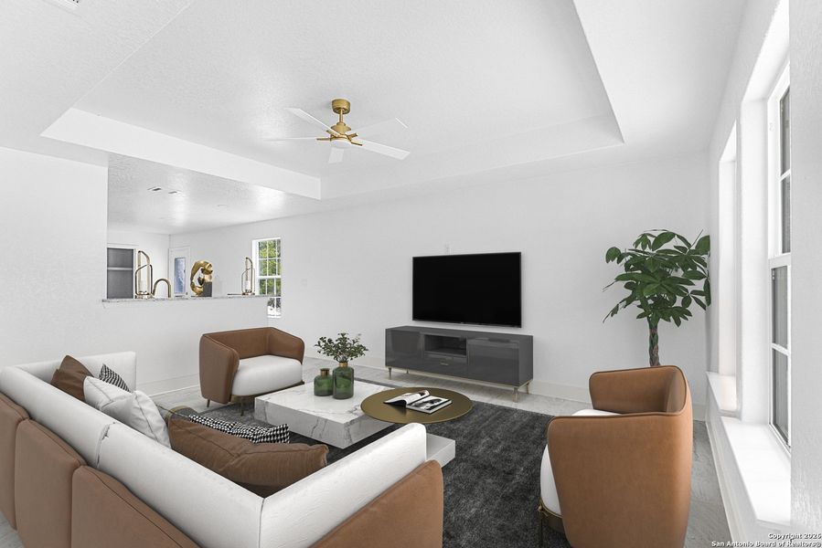 Furnished interior view inside a new home in , Spring Branch (Image 15).