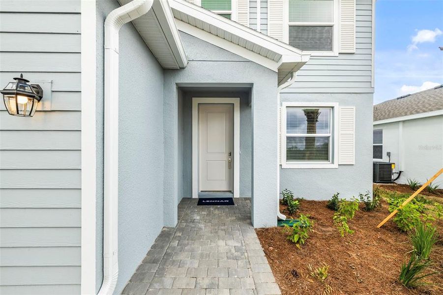 Exterior details and patio area of a home in Rye Ranch: Executive Homes, Parrish (Image 32).
