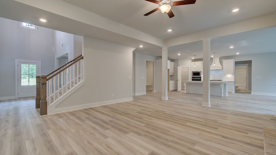 Representative furnished interior of a home built from the Emerson II by DRB Homes in Saddleridge, Senoia (Image 27). Representative furnished interior of a home built from the Emerson II by DRB Homes in Saddleridge, Senoia (Image 27).