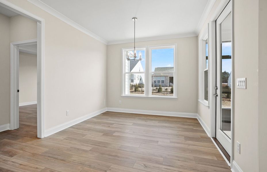 Spacious, unfurnished interior of a new home in Carolina Riverside, Belmont (Image 31).