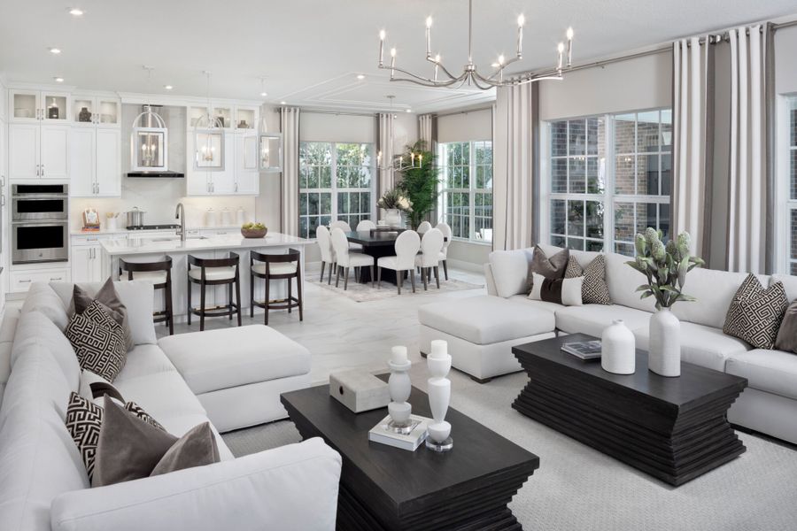Representative furnished interior of a home built from the Gerbera by Mattamy Homes in Newfield, Palm City (Image 10).