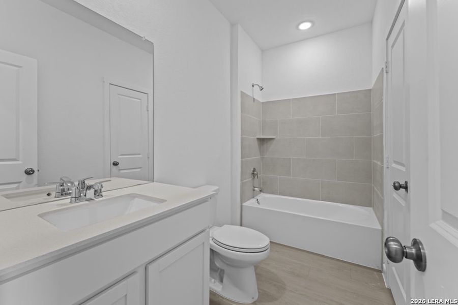 Furnished interior view inside a new home in Espada, San Antonio (Image 8).