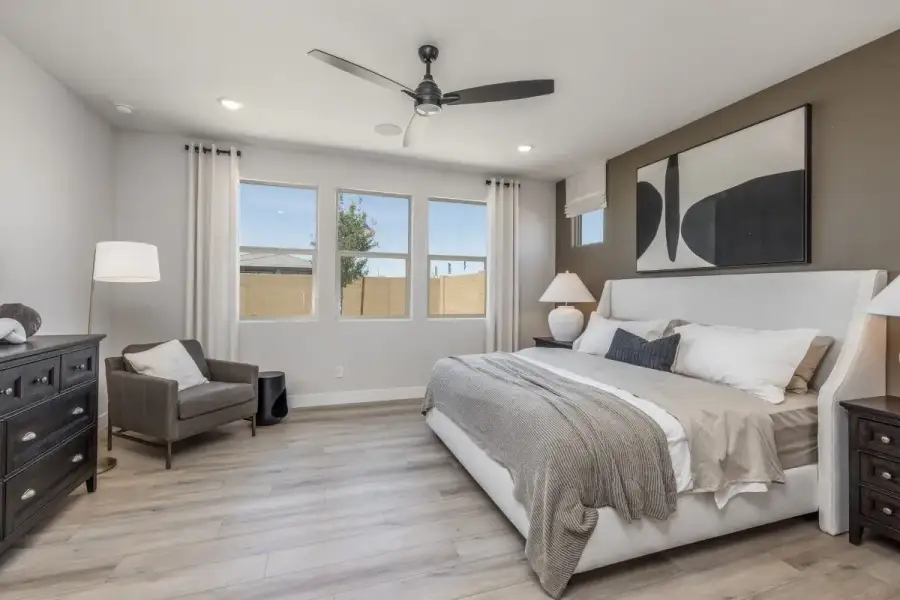 Furnished interior view inside a new home in The Grove at El Cidro, Goodyear (Image 19).