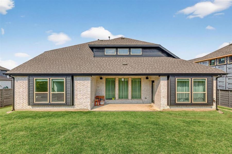 Exterior details and patio area of a home in , Little Elm (Image 3).