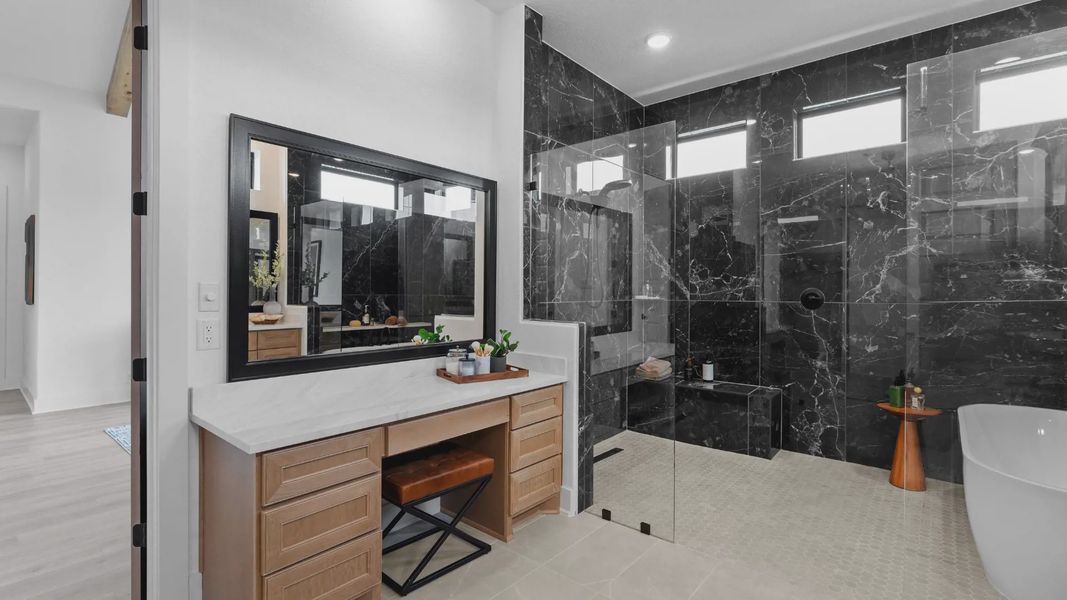 Representative furnished interior of a home built from the Savara by Chesmar Homes in Feathergrass, Florence (Image 23).