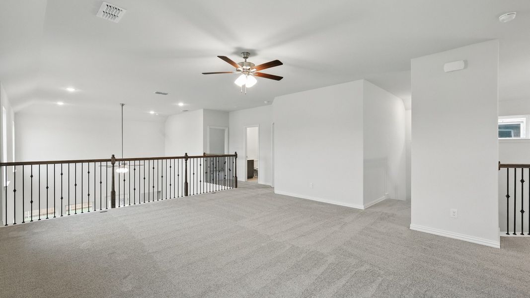 Furnished interior view inside a new home in Bel Air Village, Sherman (Image 23). Furnished interior view inside a new home in Bel Air Village, Sherman (Image 23).