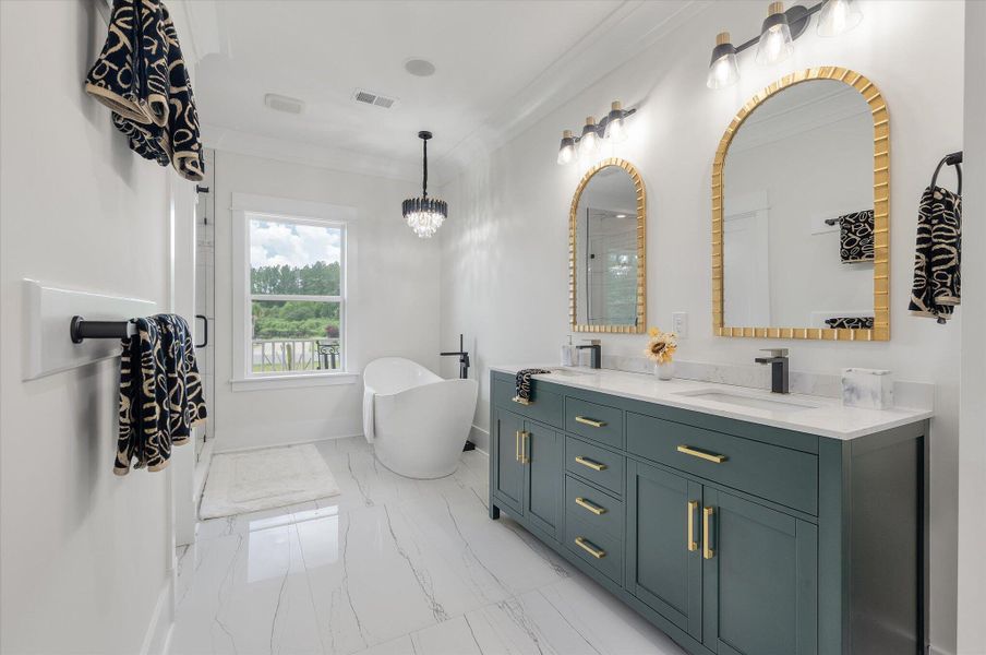 Furnished interior view inside a new home in , Moncks Corner (Image 33).