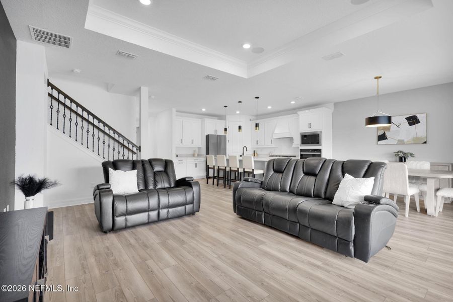 Furnished interior view inside a new home in Double Branch, Middleburg (Image 15). Furnished interior view inside a new home in Double Branch, Middleburg (Image 15).