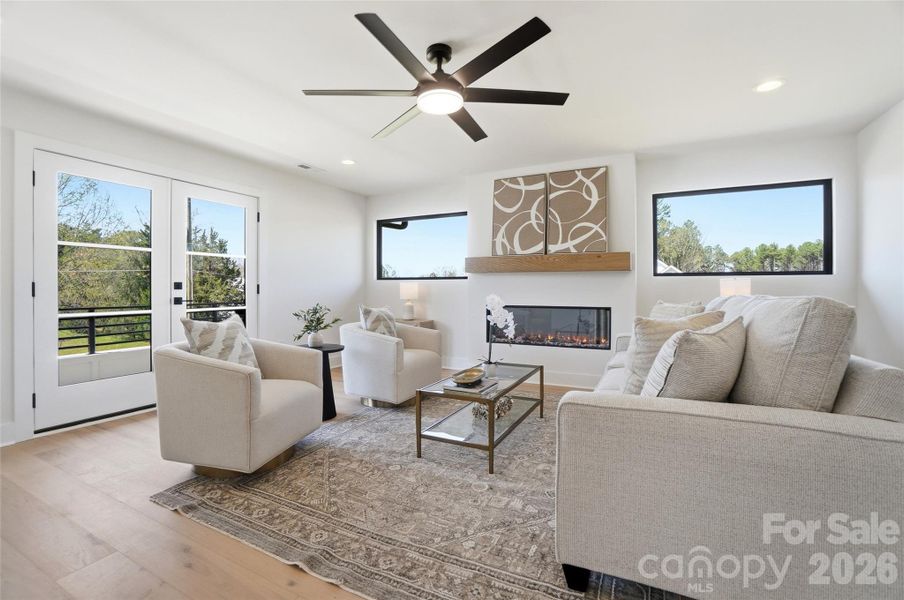Furnished interior view inside a new home in , Mooresville (Image 12).