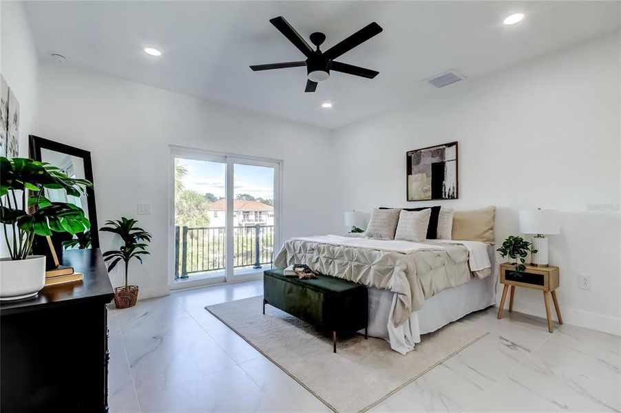 Furnished interior view inside a new home in , New Port Richey (Image 47).