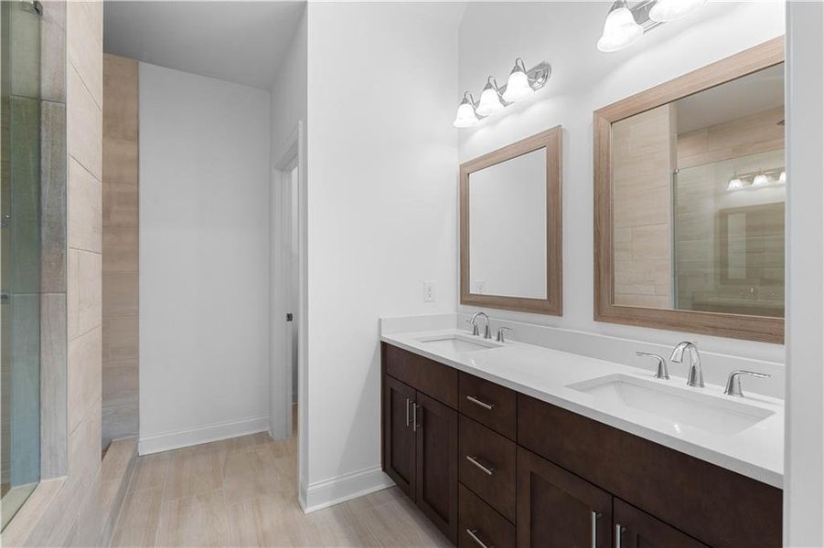 Furnished interior view inside a new home in Evanshire Townhomes, Duluth (Image 9).