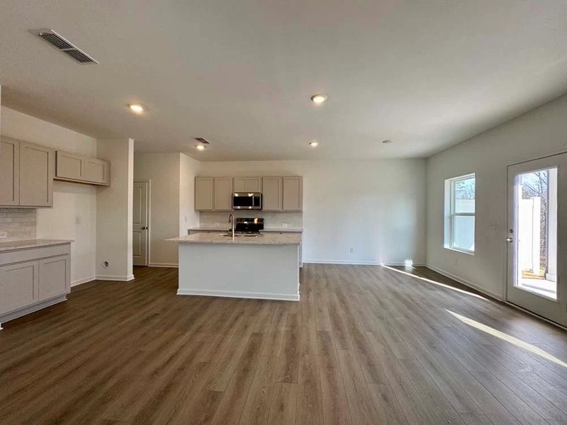 Kitchen featuring Milan Collection Finishes