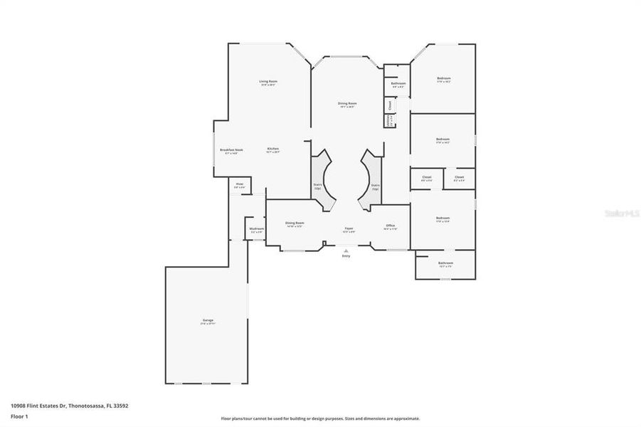 2D floor plan layout of this home in , Thonotosassa, FL (Image 5). 2D floor plan layout of this home in , Thonotosassa, FL (Image 5).