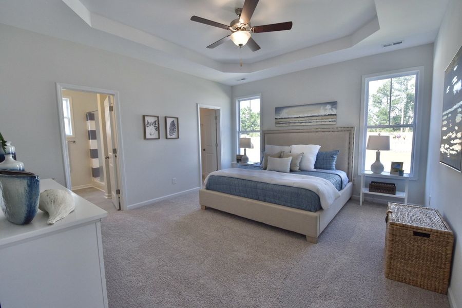 Furnished interior view inside a new home in Parkwood Estates, Leland (Image 8).