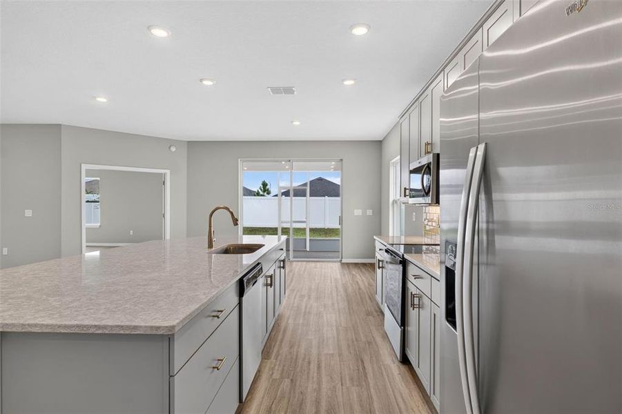 Furnished interior view inside a new home in , Davenport (Image 19).