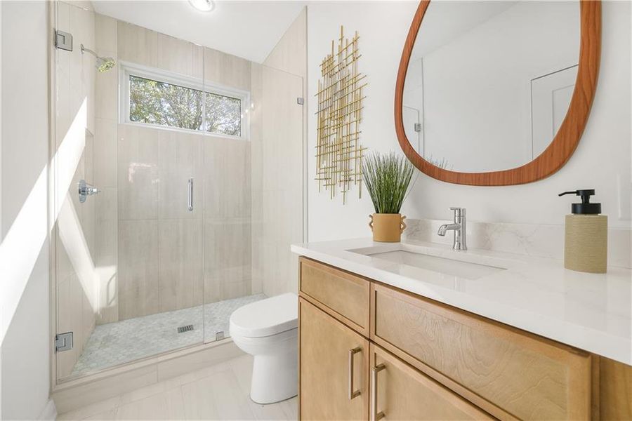 Furnished interior view inside a new home in , Atlanta (Image 10). Furnished interior view inside a new home in , Atlanta (Image 10).