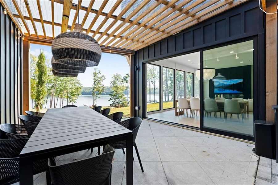 Exterior details and patio area of a home in , Waleska (Image 21).