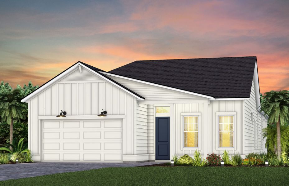 Farmhouse Elevation | FH3