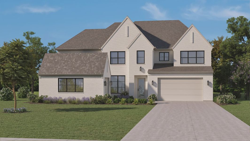 Representative exterior photo of a completed home built from the The Collin by Homebound in Park Place, Prosper, TX (Image 4).