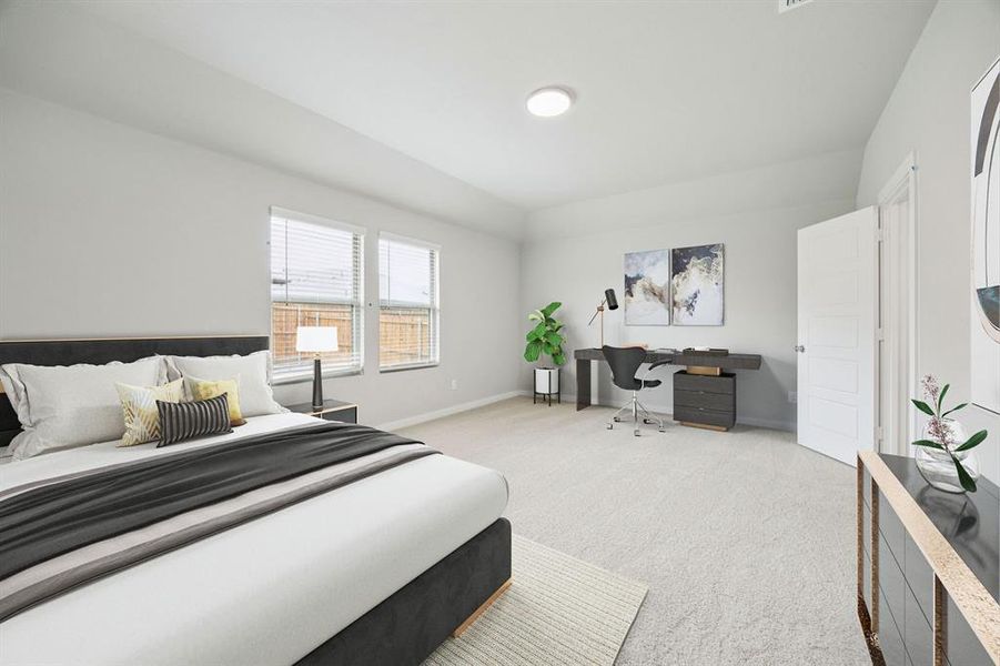 Furnished interior view inside a new home in Trails of Lavon, Lavon (Image 9).