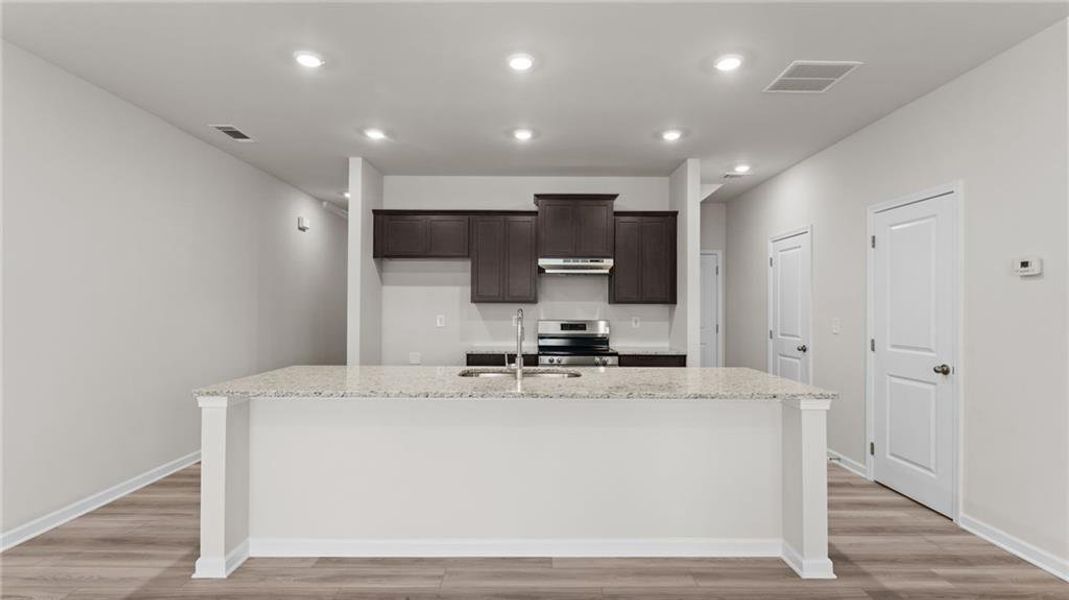 Furnished interior view inside a new home in Owen Preserve, Canton (Image 5).