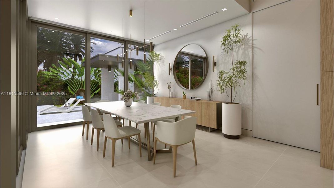 Furnished interior view inside a new home in , Pinecrest (Image 7).