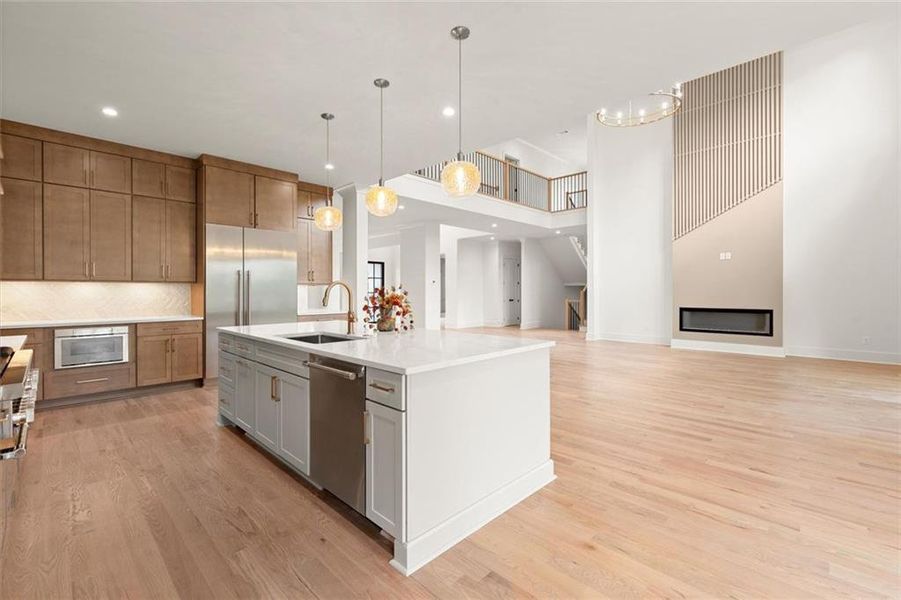 Furnished interior view inside a new home in , Marietta (Image 7).