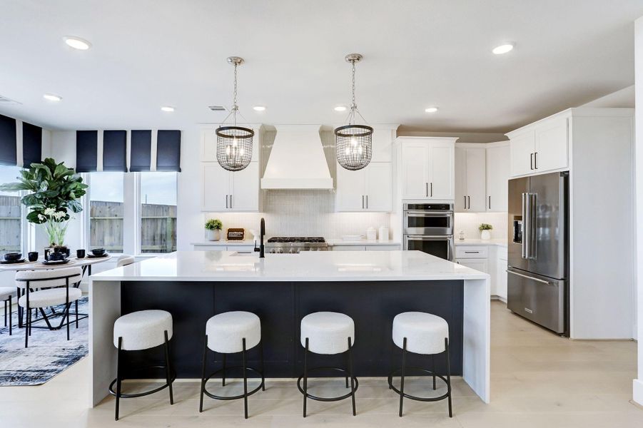 Representative furnished interior of a home built from the The Carter XXL by Westin Homes in Austin Point, Richmond (Image 9).