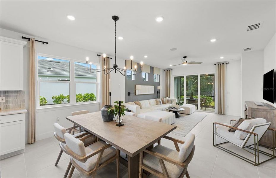 Furnished interior view inside a new home in Shores at Stillwater, Englewood (Image 5).