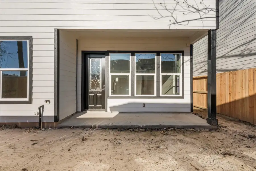 Exterior details and patio area of a home in , Houston (Image 19). Exterior details and patio area of a home in , Houston (Image 19).