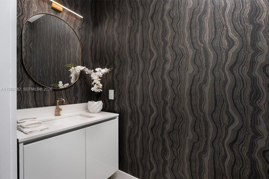 Close-up of interior finishes inside a home in , Miami (Image 19).