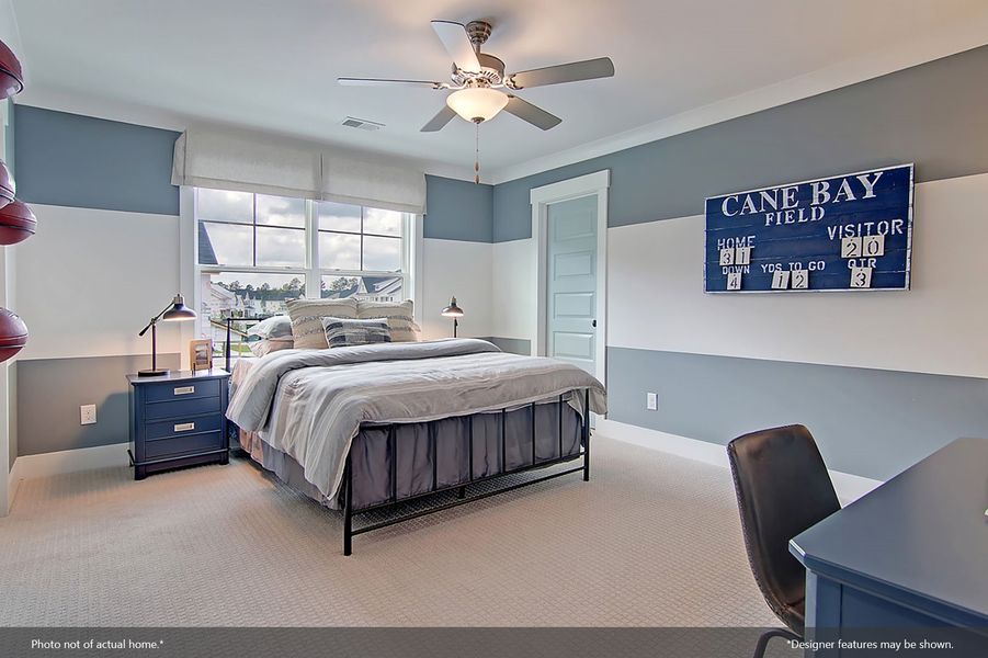 Furnished interior view inside a new home in Porter Ridge, Elgin (Image 18).