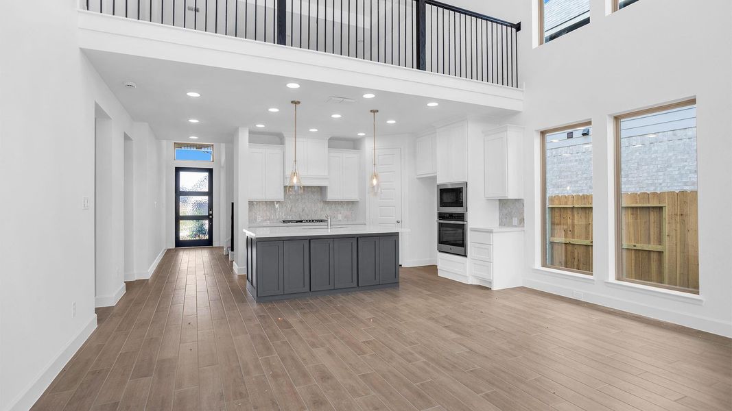 Furnished interior view inside a new home in Grange 50', Katy (Image 4). Furnished interior view inside a new home in Grange 50', Katy (Image 4).