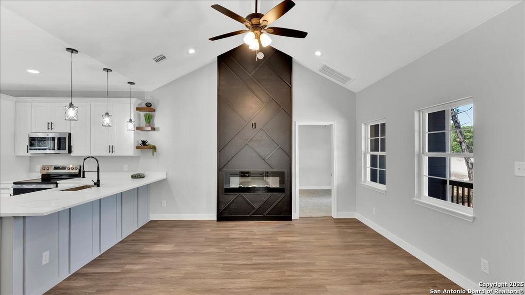 Furnished interior view inside a new home in , Bandera (Image 10). Furnished interior view inside a new home in , Bandera (Image 10).