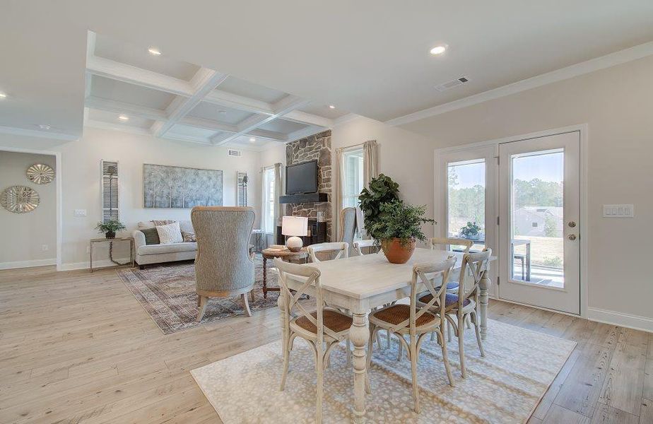 Furnished interior view inside a new home in Pinecrest Ridge, Dacula (Image 17).