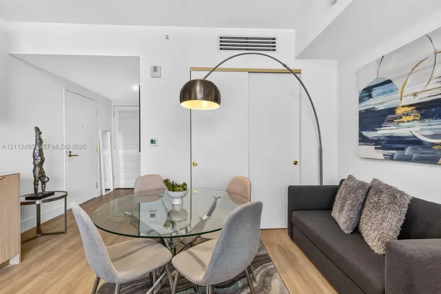 Furnished interior view inside a new home in , Miami (Image 11).