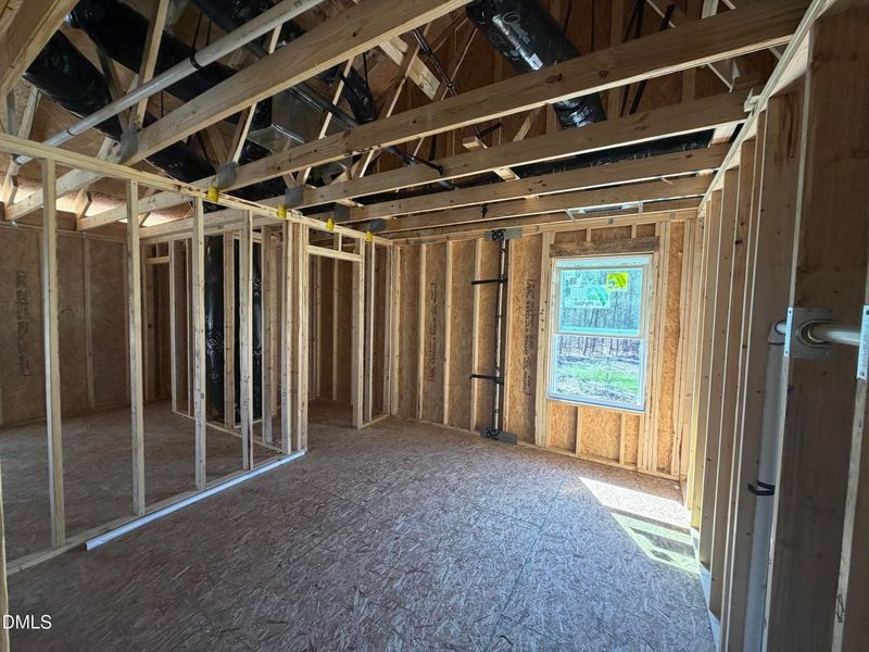In-progress construction of a new home in Wellers Knoll, Lillington, NC (Image 38).
